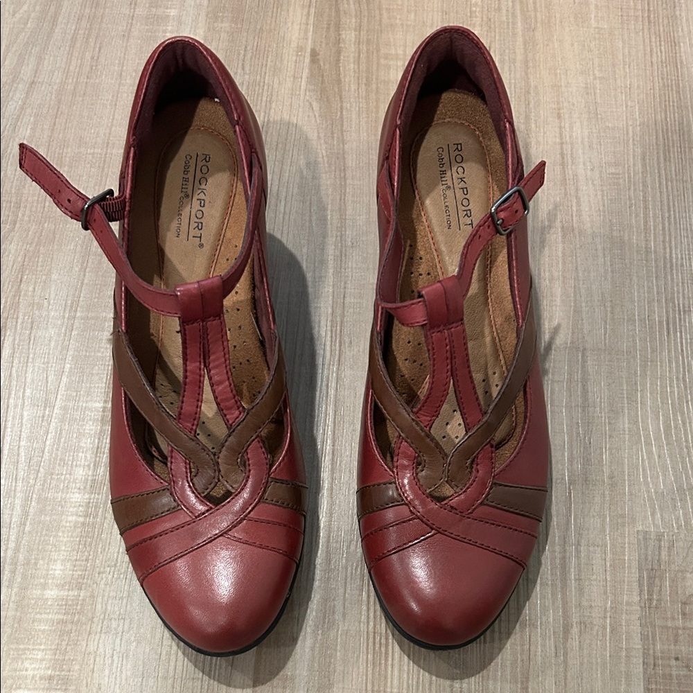 Rockport Women's Red and Brown pumps